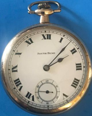1913 South Bend Pocket Watch - 17j 16s Gr:211 Fahys Gf Case