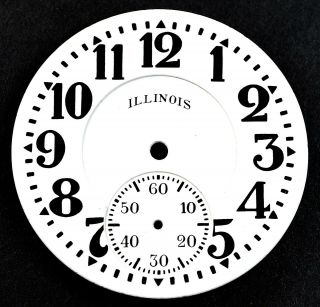 Perfectly Flawless Illinois 16s Blindman Arrows - Out Rr Dial A.  Lincoln Sangamo - Ho
