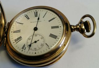 Waltham Pocket Watch Gold Filled 1904