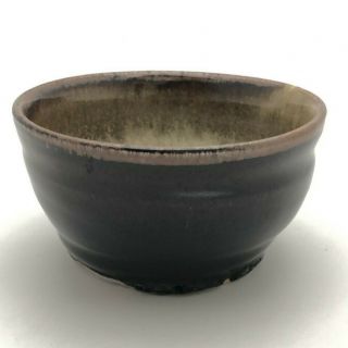 Art Crafts Mission Style Handmade Studio Pottery Bowl Eye Signed 5 3/8 2