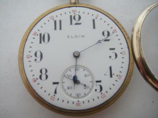 Elgin Natl Watch Co Swps 16s Pocket Watch 7 Jewel