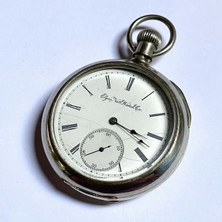 Find Running 1891 16s Elgin Grade: 104 7j Pocket Watch (h40)