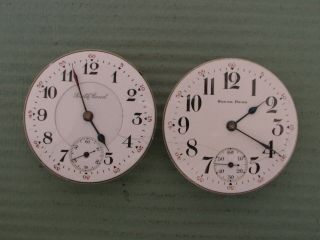 South Bend 16 Size Models 211 And 299 Both 16 Size Movements For The Watchmaker.