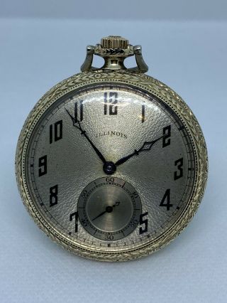 Illinois Penn Special 12s Grade 405 17j Gold Filled Pocket Watch