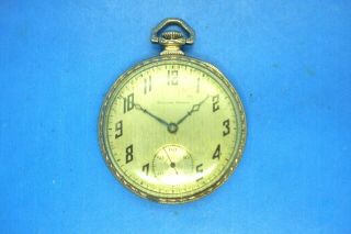 1922 South Bend 429 Pocket Watch - - 19 Jewel - - Gold Filled Case - - Openface - - Repair