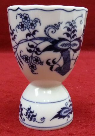 Blue Danube China Double Egg Cup - 3 - 3/4 "