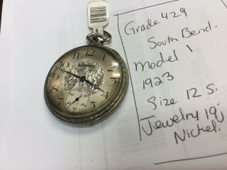 South Bend Pocket Watch.  19 Jewel.  1923