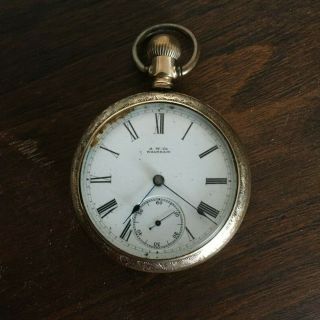 Waltham Riverside Pocket Watch; Model 1888; Size 16; 15 Jewels; Runs Some