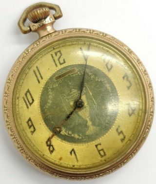 Waltham 1894 No.  220 15 Jewel 12s Pocket Watch With 20 Year Gf Case For Repair