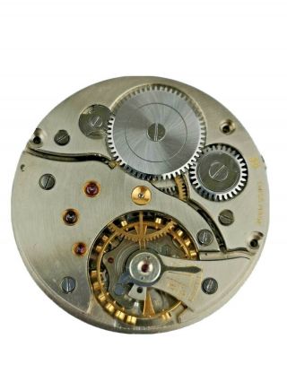 Helvetia Cal 35 Vintage Pocket Watch Movement Retailed By Garrard Vgc (bm22)