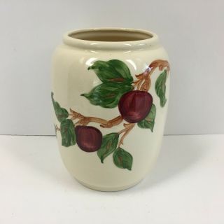 Vintage Franciscan Ware Apple Cookie Jar No Lid