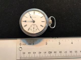 Vintage Elgin Pocket Watch 15 Jewel Model 2 Grade 295