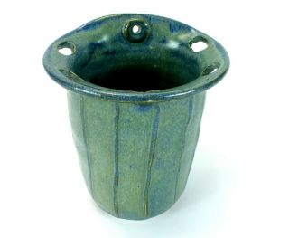 Vintage Signed Stockholm Studio Hand Crafted Pottery Vase By Millner