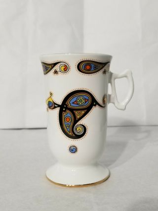 Royal Tara Book Of Kells Irish Coffee Tea Mug Cup Letter C Celtic Bone China