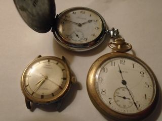 Elgin Watch 15 Jewel 1911 20 - Year Gold Case Waltham Armex
