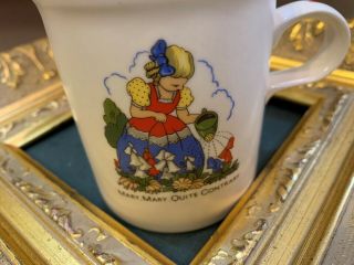 VINTAGE KILN CRAFT STAFFORDSHIRE ENGLAND MARY MARY QUITE CONTRARY COFFEE CUP EU 2