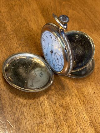 Antique 12 Size York Standard Watch Co Gold Filled Pocket Watch For Repair
