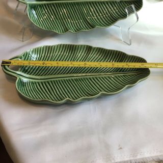 Bordello Pinheiro Ceramic Sugar Cane / Cana Leaf Tray - Portugal 3