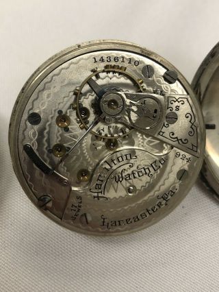 Antique Hamilton 924 Pocket Watch - 17j 18s - For Repair 2