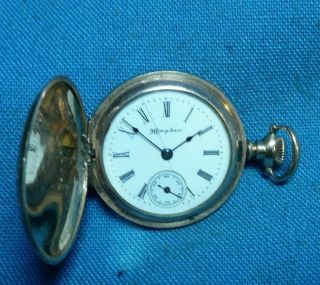 Vintage 1906 Hampden Molly Stark Pocket Watch Hunter Case Project