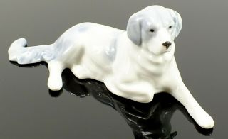 Antique Vintage GOTHA PFEFFER Porcelain Sitting DOG Figurine GERMANY So Cute 2