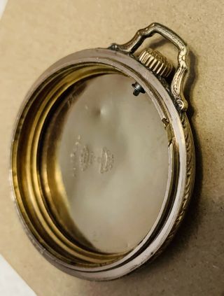 Keystone 10 Year Gold Filled Pocket Watch Case,  Open Face,  16sz,  Lever Set 2