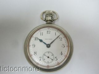 Antique Waltham Grade No 3 11j Swing Out 18s Full Plate Pocket Watch 1891