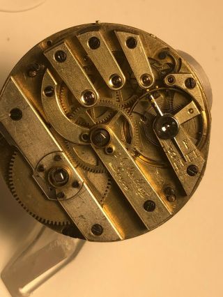 VINTAGE JULES MATHEY LOCLE POCKET WATCH MOVEMENT DIAL & CRYSTAL 36mm FROM TISSOT 2