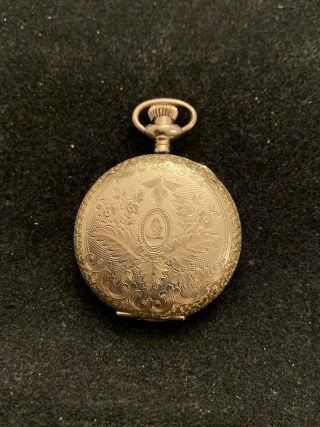 Antique Engraved Lady’s Swiss Pocket Watch