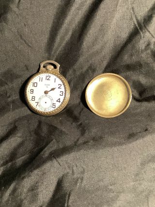 Vintage 1918 Elgin Gold Filled Pocket Watch