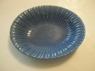 Stangl Pottery Colonial Pattern Vintage Blue Oval Serving Bowl