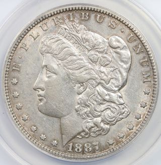 1887 - S Morgan Dollar $1 XF EF 45 Details ANACS 3