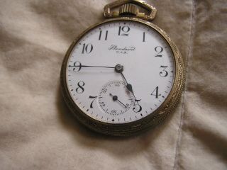 Antique Standard Pocket Watch York 7 Jewels