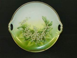 Made In Germany Two Handled Cake Plate Green Lily Of The Valley Wedding Flowers