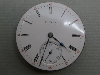 Elgin 16 Size 3 - Finger Bridge 17 Jewels Perfect Dial Ticking For The Watchmaker