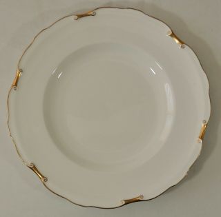 Royal Crown Derby England Regency A - 1075 Gold Trim 10 1/4 " Dinner Plate Euc