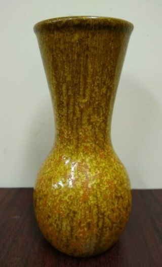 Vintage Studio Art Pottery Vase With Crystalline Glaze Ceramic