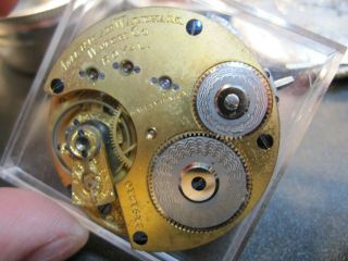Uncommon 16s Waltham Model 1872 Royal Grade Ls Hc Pocket Watch Movement Ticking