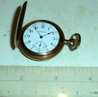 American Waltham Antique Pocket Watch Grade 160 Model 1907 Circa 1908 Smooth