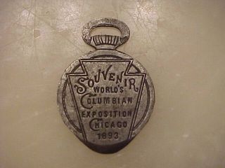 Keystone Watch Case Co Fob Coulmbian Exposition Chicago Pocket Watch Case Opener