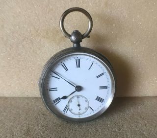 Solid Silver Pocket Watch By J Dobson 1891