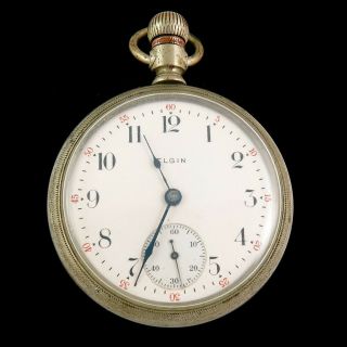 1910 Elgin 18s 7 Jewel Grade 294 Pocket Watch