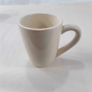 Tabletops Lifestyle Espana 4.  5 " Ivory Mug Cup Hand Painted Hand Crafted Cream
