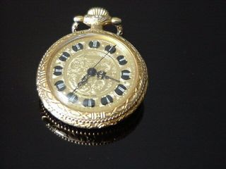Vintage Cesar Renfer Abrecht Swiss Made Men ' s Lapel Pocket Watch 3