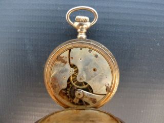 ANTIQUES LONGINES 7 JEWELS GOLD FILLED POCKET WATCH 3