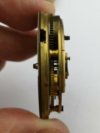 Vintage Lancashire Watch Company Pocket Watch Movement (H72) 3