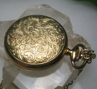 Vintage Arnex 17j Incabloc Pocket Watch On Chain France