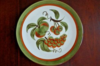 Vintage 12.  5 " Orchard Song Stangl Pottery Ceramic Serving Platter Chop Plate