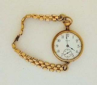 1912 Elgin Ladies Pocket Watch / Wristwatch Running