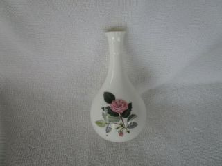 Vintage Wedgwood Hathaway Rose Bone China Bud Vase Made In England Quality Item